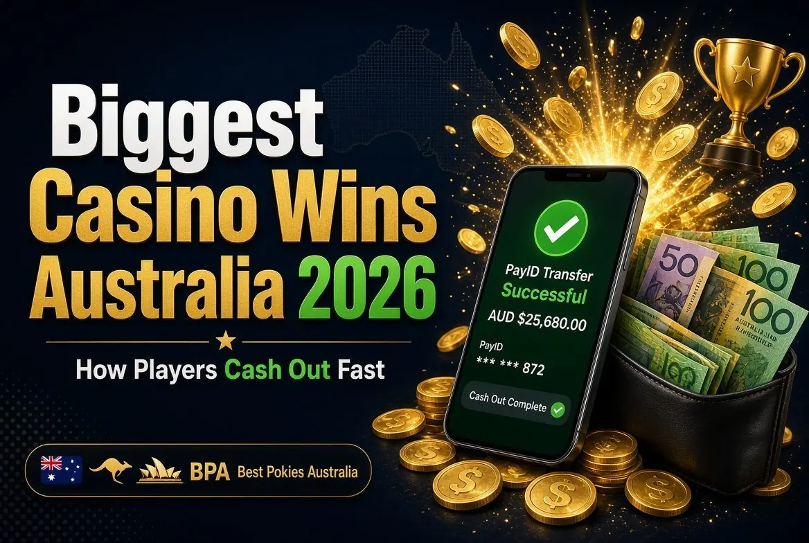 Biggest Casino Wins Australia 2026: How Players Cash Out Fast